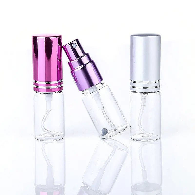 20Pcs/Lot New 5Ml 10Ml Travel Portable Perfume Bottle Spray Bottles Sample Empty Containers Atomizer Mini Refillable Bottles