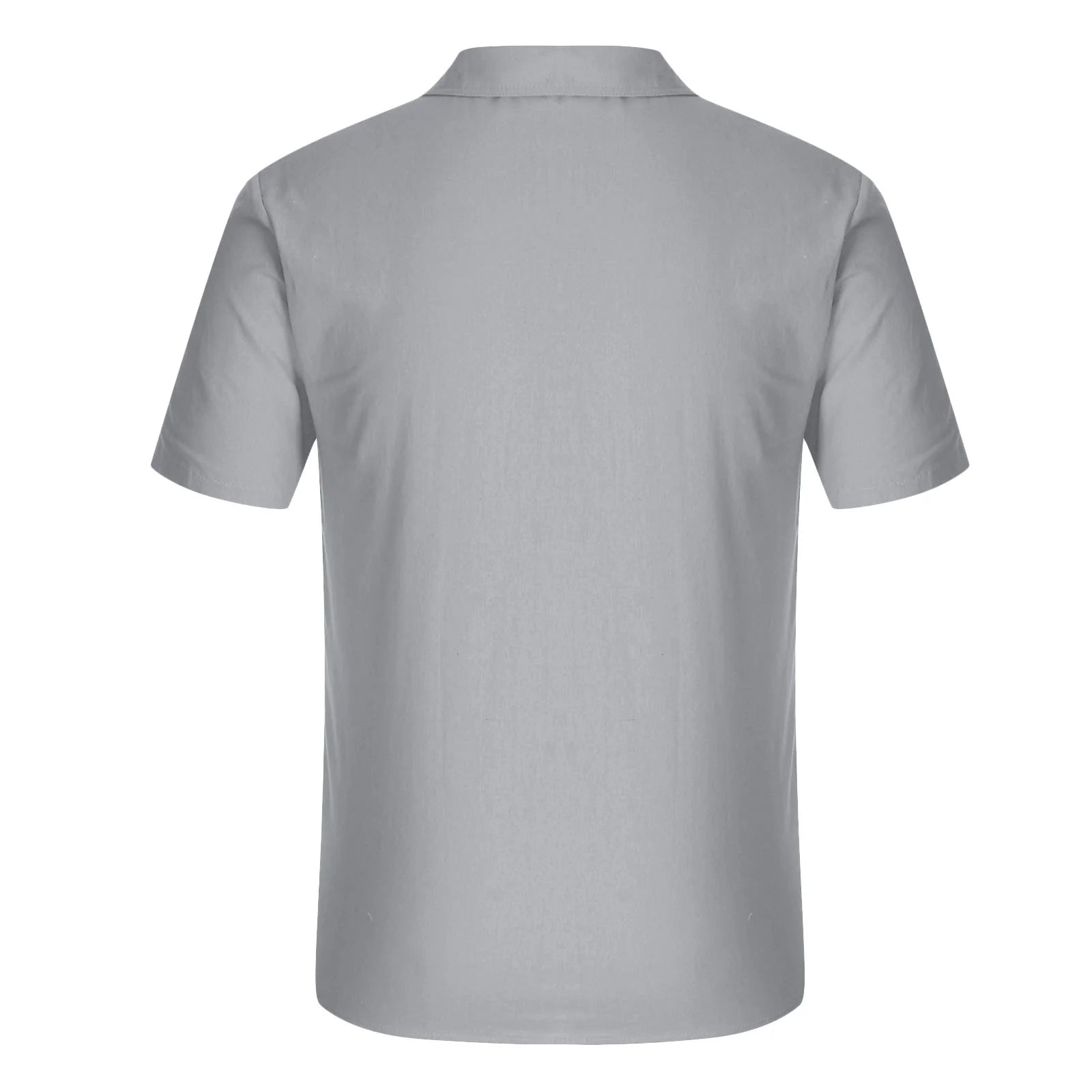 Mens Short Sleeve Classic Shirts Fishing Casual Regular-Fit Button-Up Collared Plaid Double Pocket Dress Shirt Top Tees Blouses Men Short Sleeve Shirts Button up Clearance Beach Wedding Shirt M-5XL