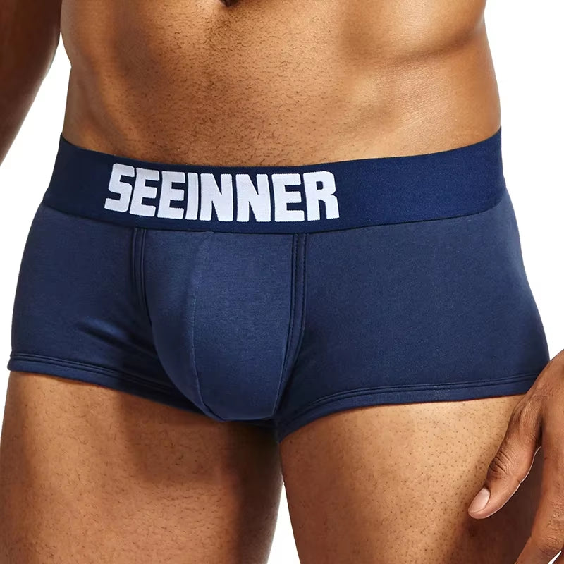 Men Underwear Boxer Shorts Cotton Soft Cueca Masculina Boxers Homme Calzoncillos Underpants