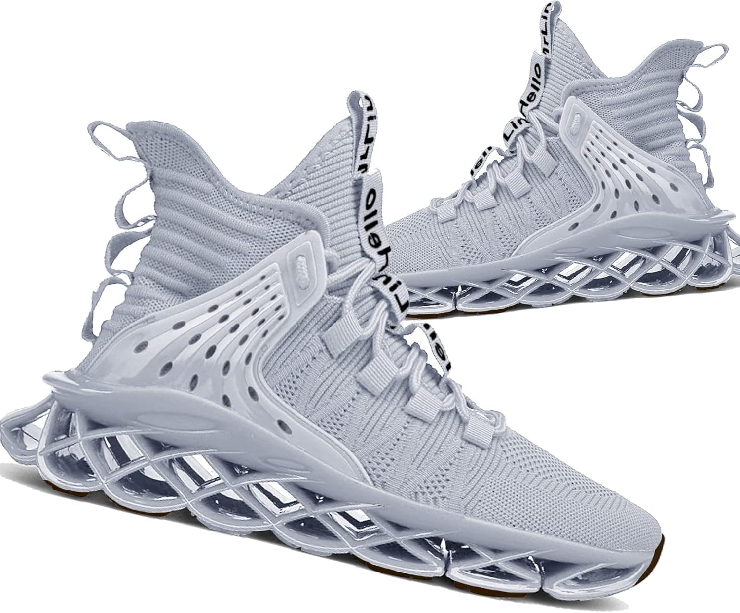 Men'S Running Shoes Non Slip Athletic Tennis Walking Blade Type Sneakers Hip Hop