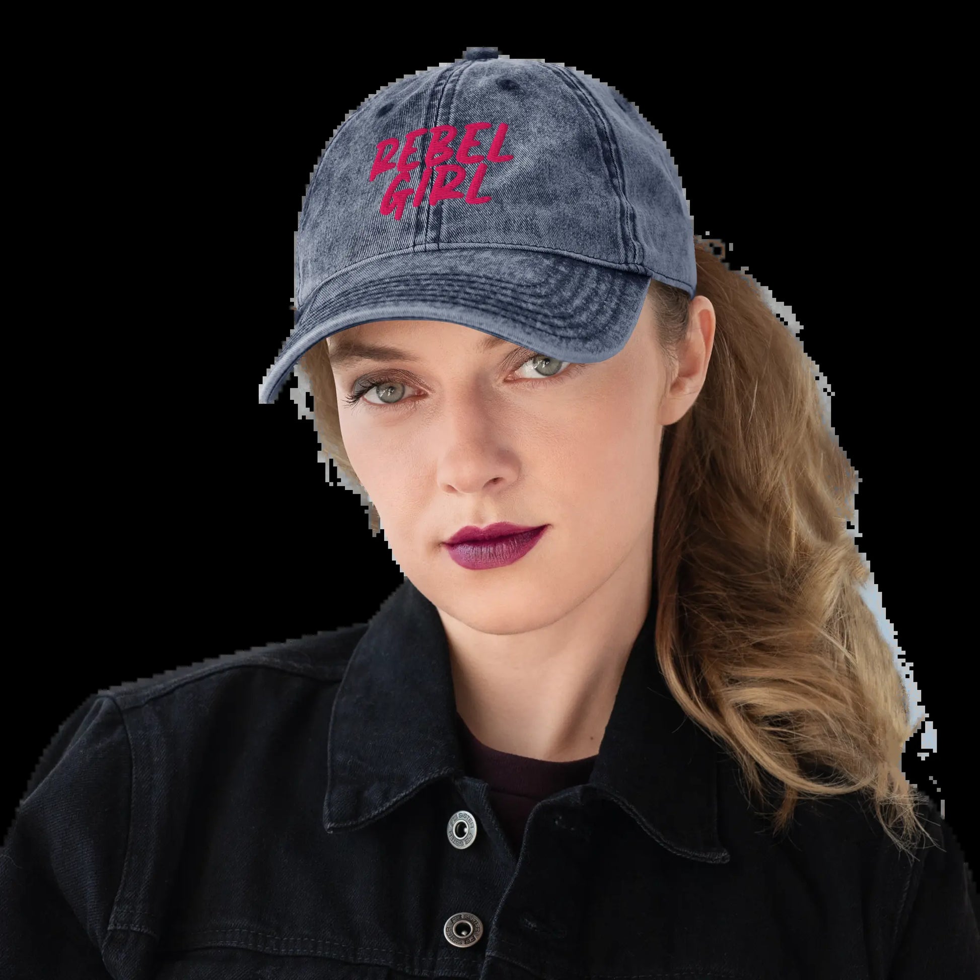 Vintage Cap REBEL GIRL Vintage Cotton Twill Cap