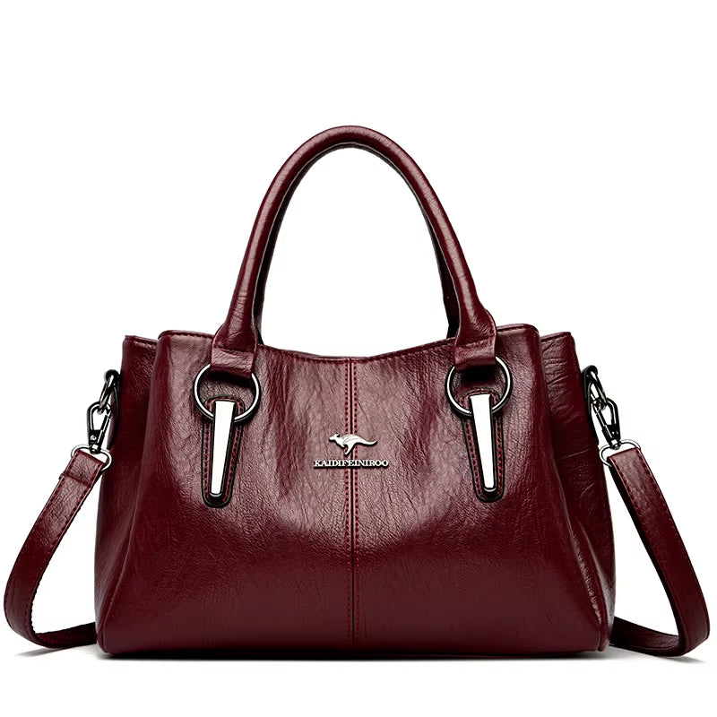 High Quality Cow Leather Ladies Handbags Fashion Luxury Female Messenger Tote Bags Women Genuine Leather Shoulder Crossbody Sac