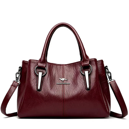 High Quality Cow Leather Ladies Handbags Fashion Luxury Female Messenger Tote Bags Women Genuine Leather Shoulder Crossbody Sac