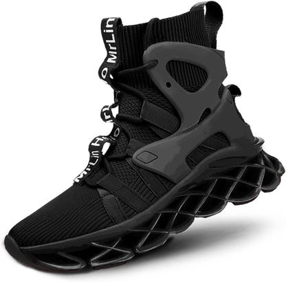 Men'S Running Shoes Non Slip Athletic Tennis Walking Blade Type Sneakers Hip Hop