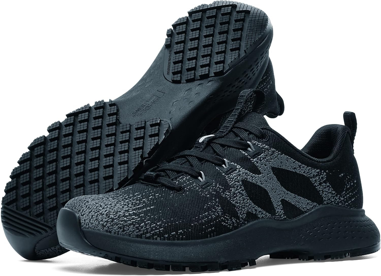 Heather II, Women'S Soft Toe (ST) Work Shoes, Slip Resistant, Water Resistant, Black