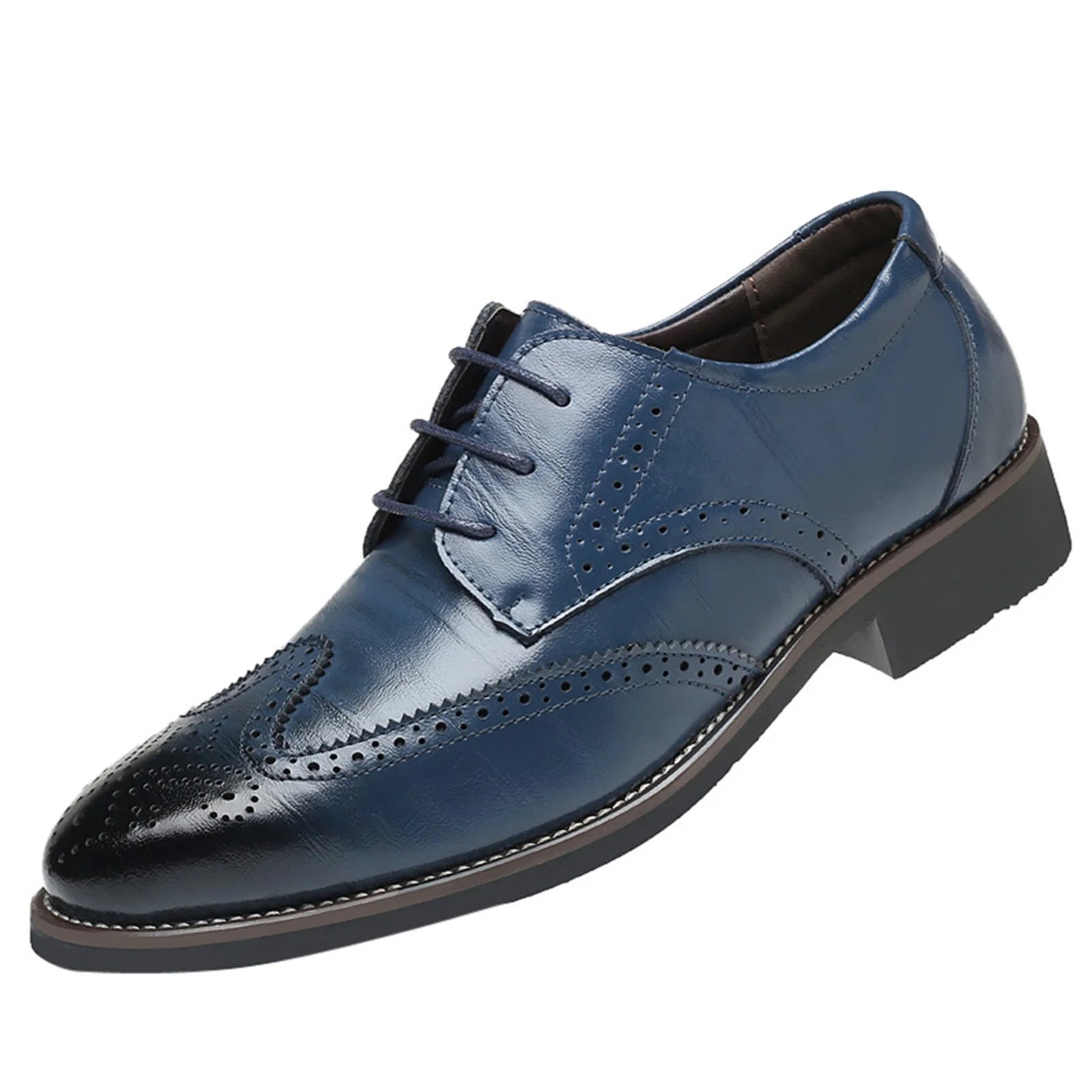 Classical Style Men'S Breathable Hollow Business Casual Pointed Shoes Mens Leather on Shoes for Women Shoes Men Casual Loafer Leather Mens Leather Dress Shoes 10 Mens Work Shoes