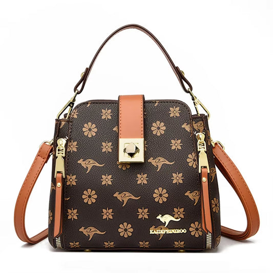 Luxury Genuine Brand Handbags Women'S Bags Designer Handle Bags High Quality Shoulder Messenger Bags Fashion Leather Sac a Main