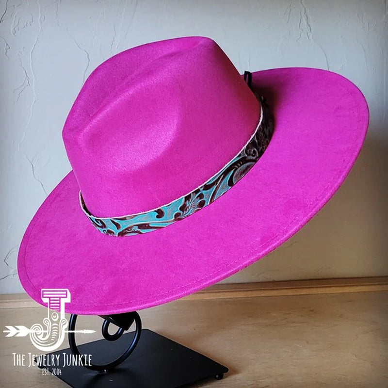 Cowboy Turquoisewestern Leather Band W/ Choice Hat