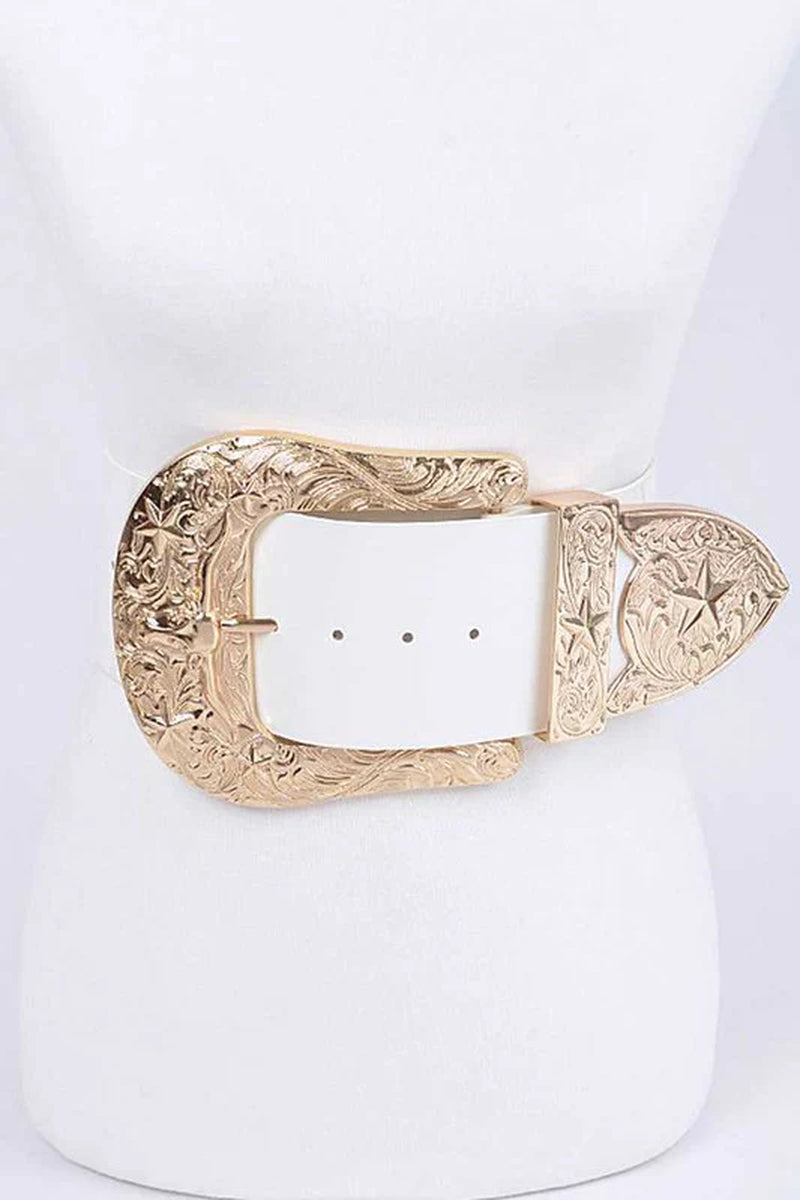 Patent Leather Statement Oversize Belt