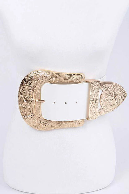 Patent Leather Statement Oversize Belt