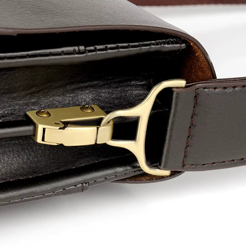 Kangaroo Men Bag Fashion Pu Leather Crossbody Bag Shoulder Men Messenger Bags Vintage Casual Designer Handbags Man Bags