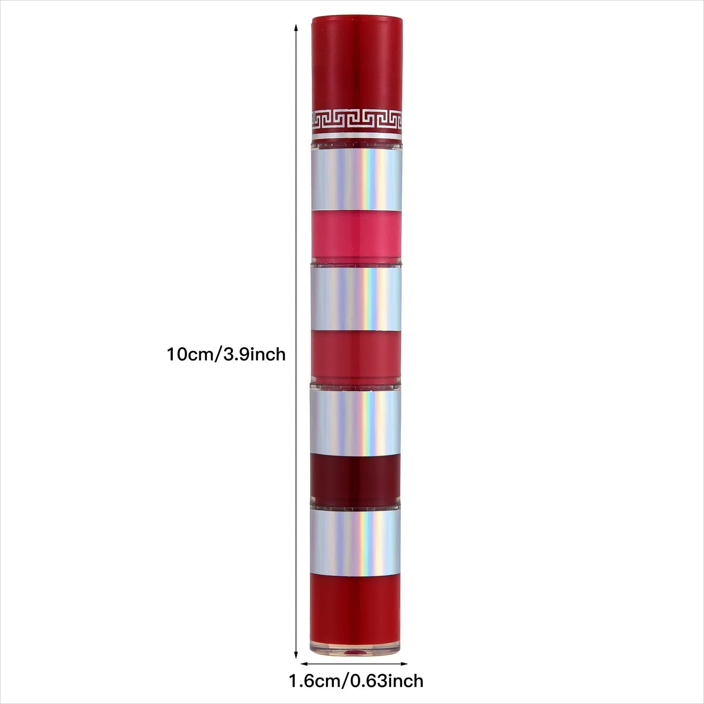 4 In1 Matte Lipstick Kit Combo Strip Velvet Sexy Red Lip Tint Non-Stick Cup Lip Gloss Lip Oil Makeup Lips Cosmetic Set Wholesale