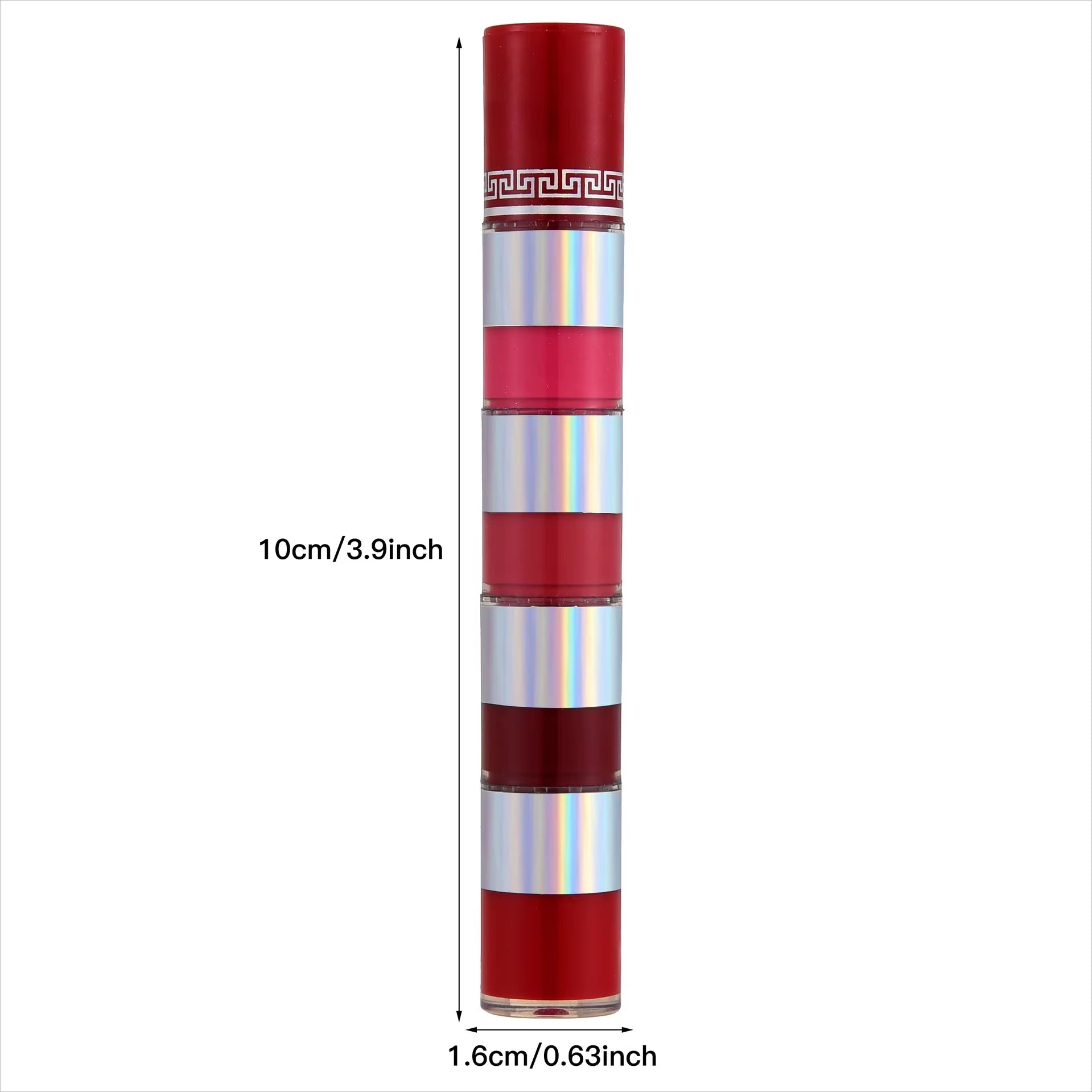 4 In1 Matte Lipstick Kit Combo Strip Velvet Sexy Red Lip Tint Non-Stick Cup Lip Gloss Lip Oil Makeup Lips Cosmetic Set Wholesale