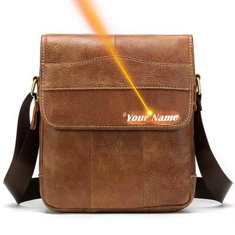 MVA Men'S Genuine Leather Bag Crossbody Bags for Men Messenger Bag Men Leather Fashion Men'S Shoulder Bags Male Handbags 1121
