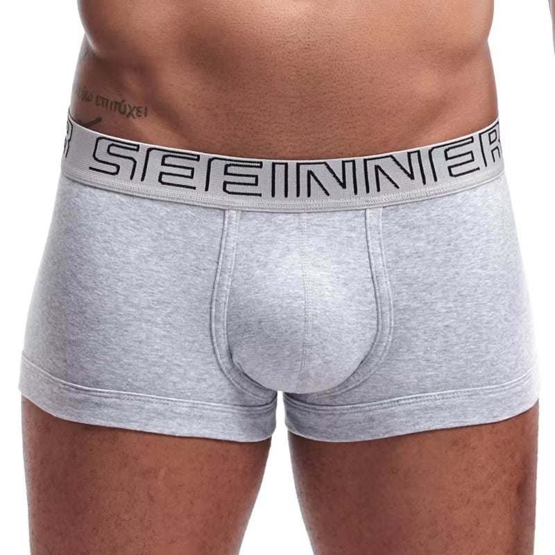 Men Underwear Boxer Shorts Cotton Soft Cueca Masculina Boxers Homme Calzoncillos Underpants