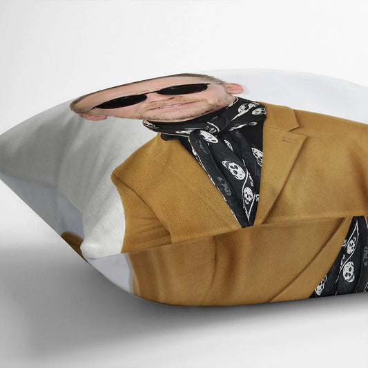 Simon Pegg in Sunglasses Cushion