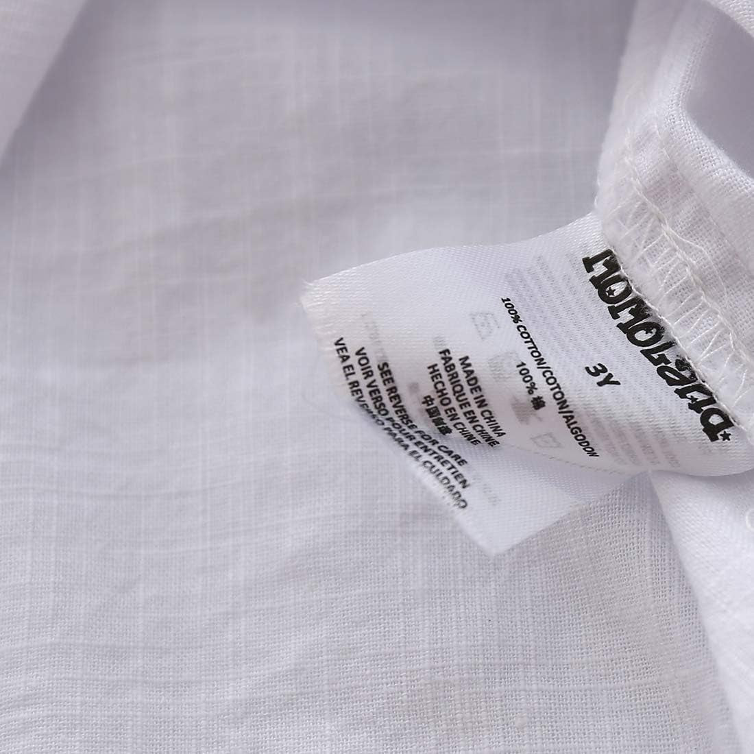 Toddler Boys Short Sleeves Button down Shirt Linen Design