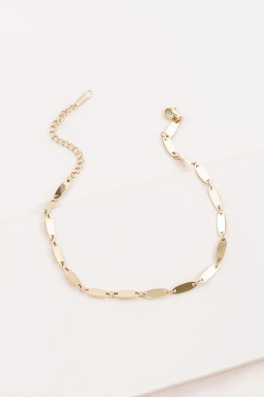 Oval Rolo Chain Anklet