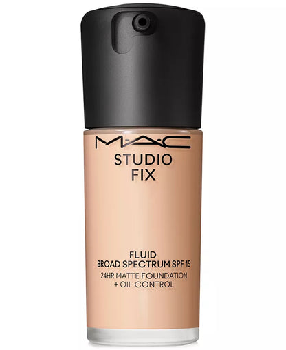 Studio Fix Fluid SPF 15 24Hr Matte Foundation + Oil Control, 1 Oz.