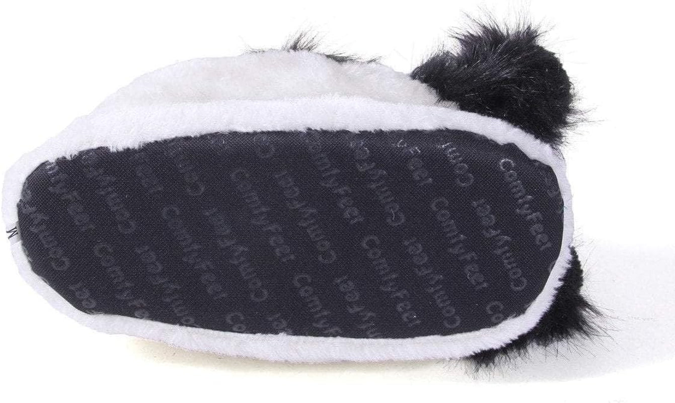 Happy Feet Animal Slippers for Adults and Kids, Cozy and Comfortable, Sturdy Rubber Soles, Thick 1-Inch Memory Foam Footbed, Non-Skid Bottoms, Plush Velvety Material Slippers, as Seen on Shark Tank