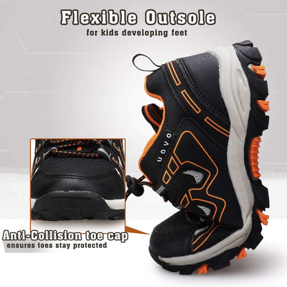 Boys Shoes Boys Tennis Running Sneakers Waterproof Hiking Shoes Kids Outdoor Fashion Sneakers Slip Resistant (Big/Little Boys)