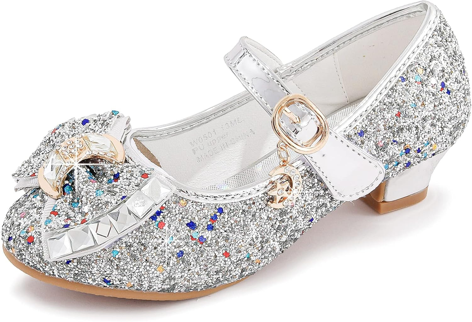 Flower Girls Wedding Party Heel Princess Shoes Flats for Kid Toddler