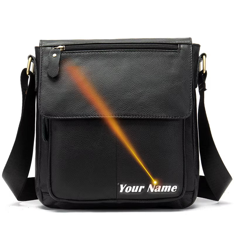 MVA Men'S Genuine Leather Bag Crossbody Bags for Men Messenger Bag Men Leather Men'S Shoulder Bags Male Man Handbags 819