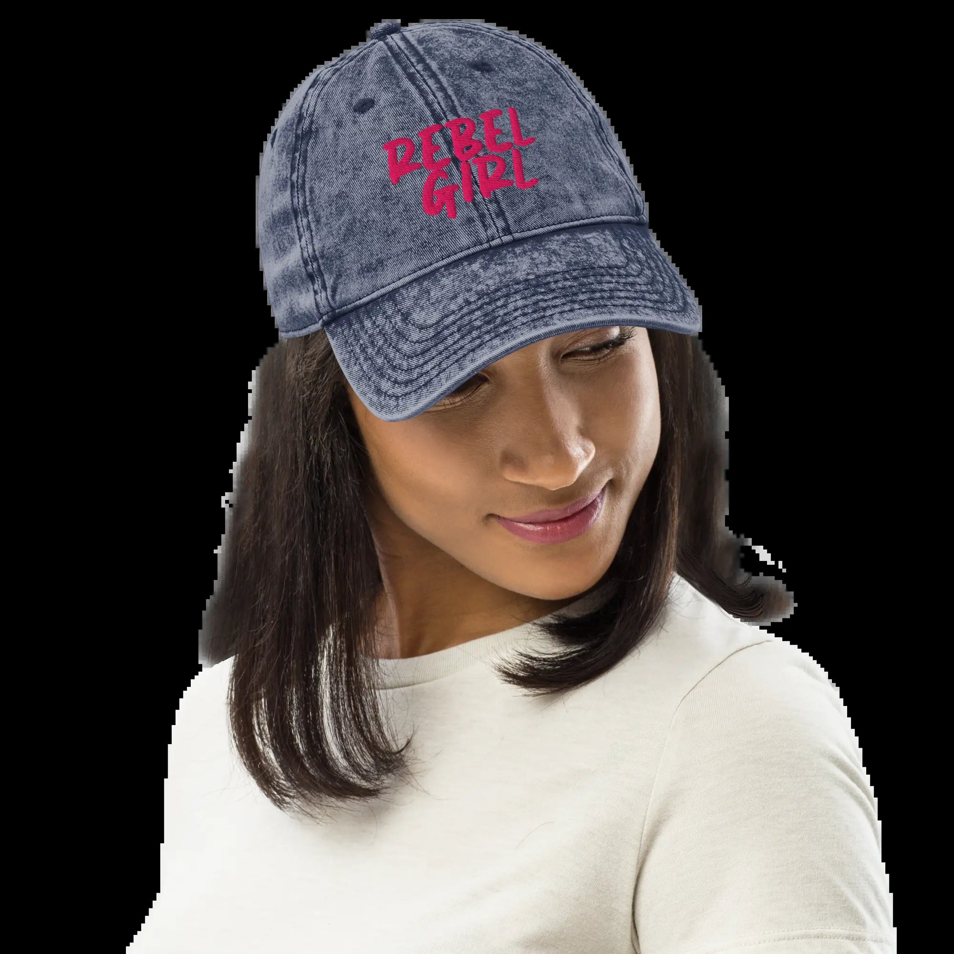 Vintage Cap REBEL GIRL Vintage Cotton Twill Cap