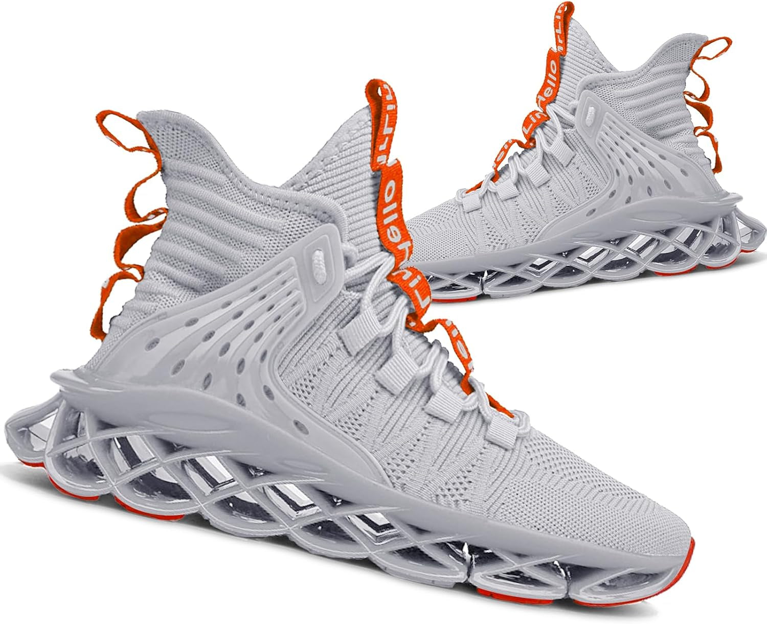 Men'S Running Shoes Non Slip Athletic Tennis Walking Blade Type Sneakers Hip Hop
