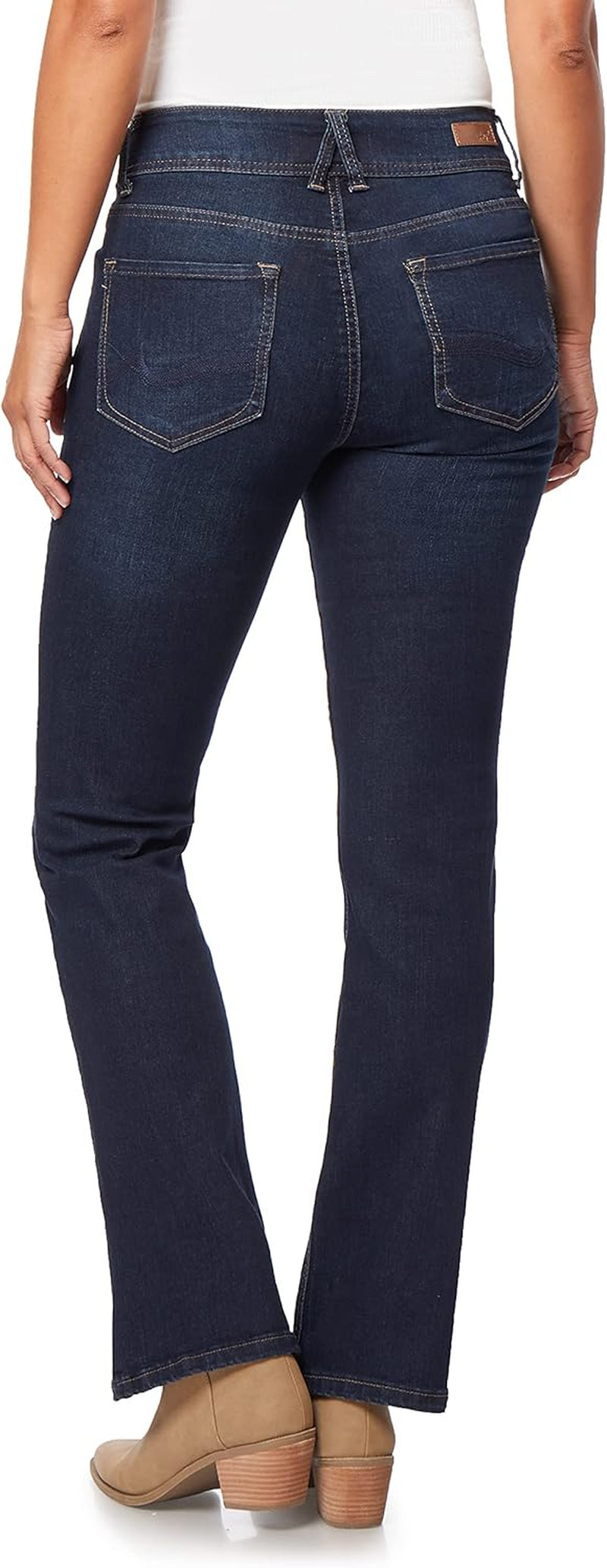 Women'S Curvy Bootcut Mid-Rise Jeans (Standard and Plus)