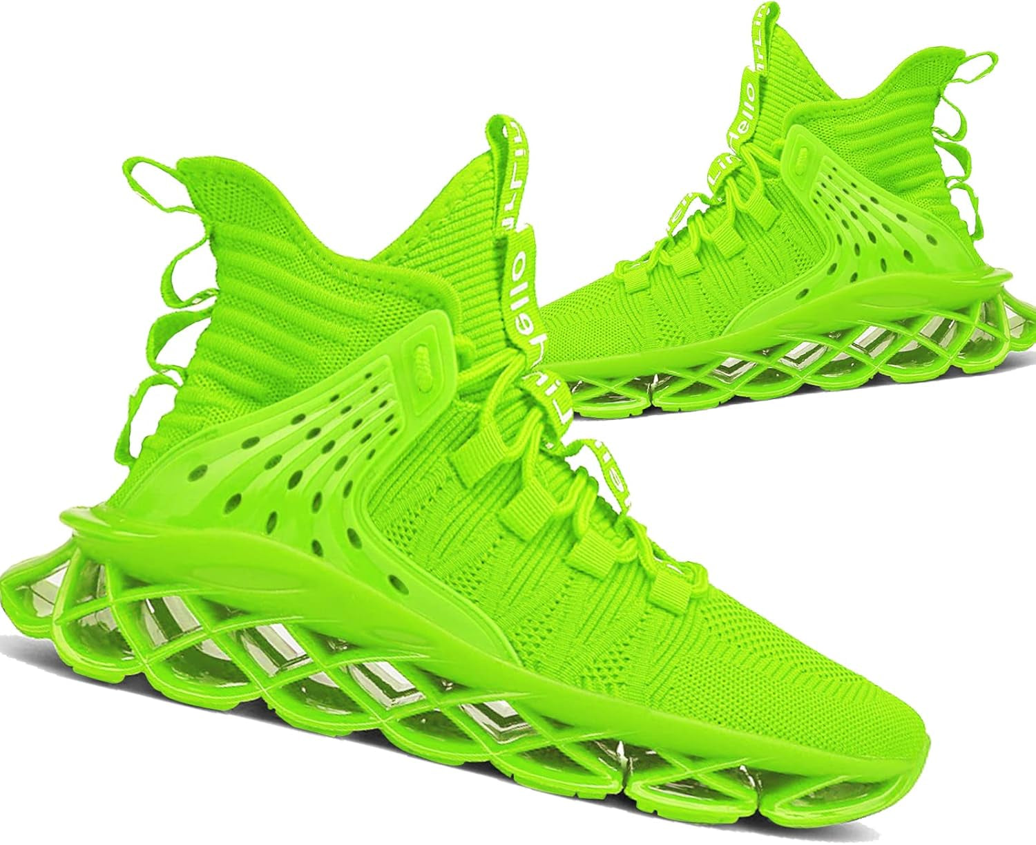 Men'S Running Shoes Non Slip Athletic Tennis Walking Blade Type Sneakers Hip Hop