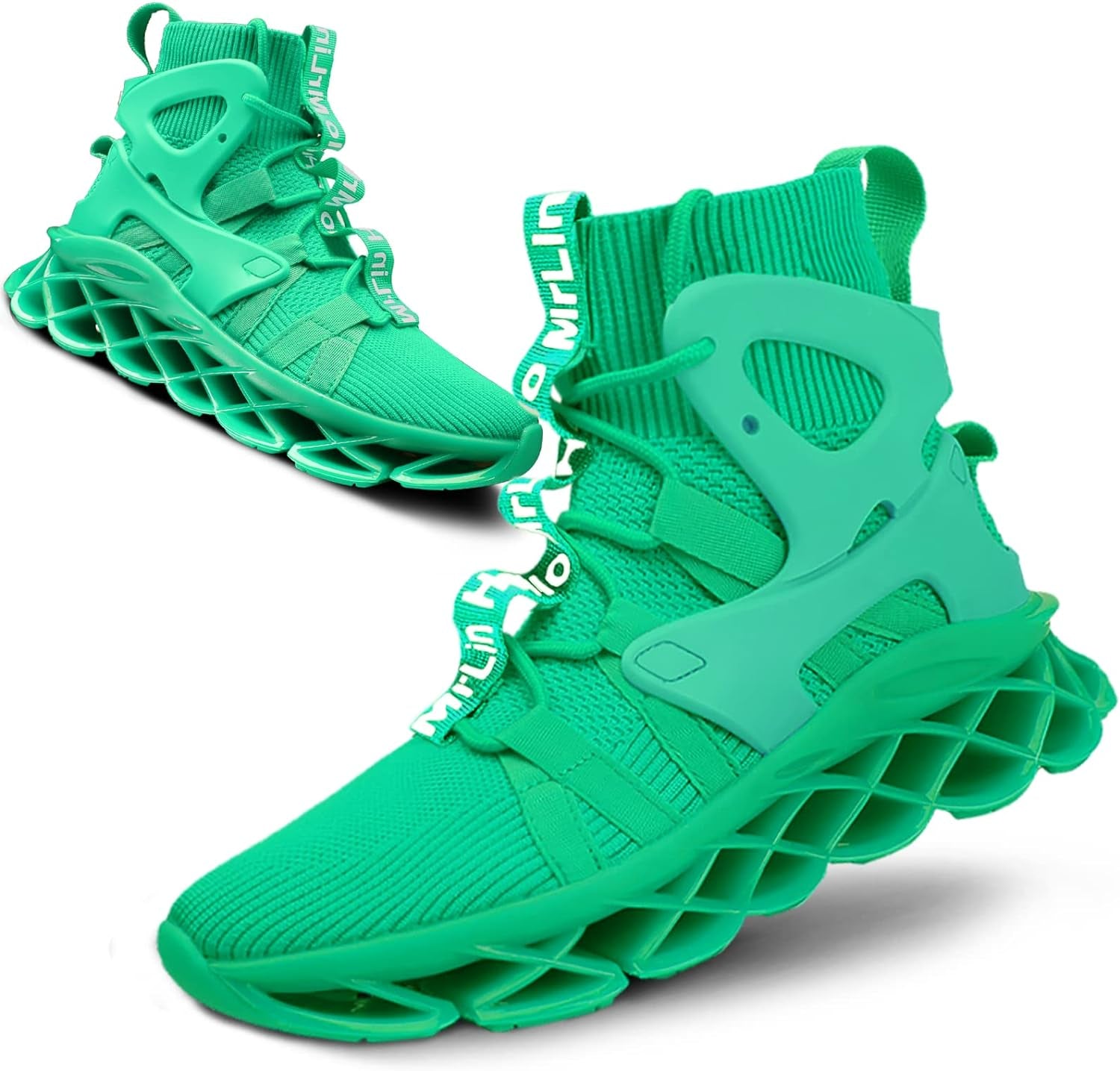 Men'S Running Shoes Non Slip Athletic Tennis Walking Blade Type Sneakers Hip Hop