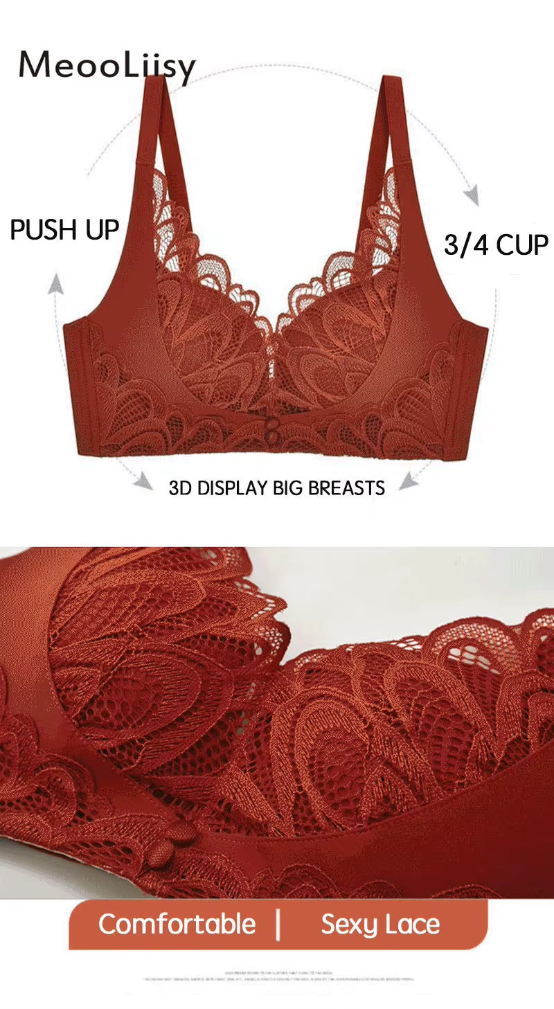 Lingerie Lace Thin Bra French Style Bralette Underwear Women Intimate Underwear Brassiere Women'S Intimates Bra