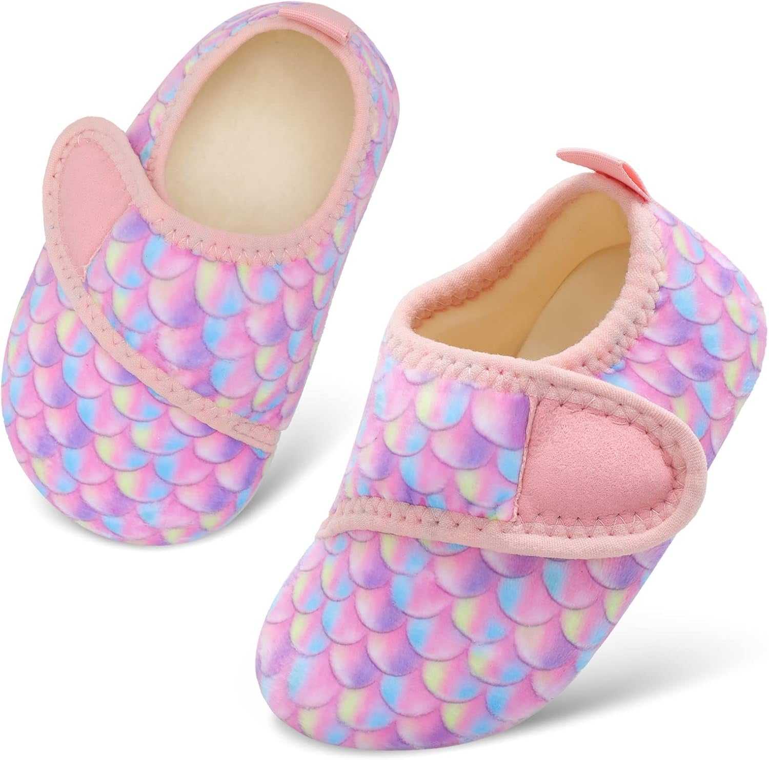 Toddler Warm Winter House Slippers Baby Boys Girls Indoor Home Slippers Cozy Lightweight Non-Slip Shoes for Infant Kids Plush Linned