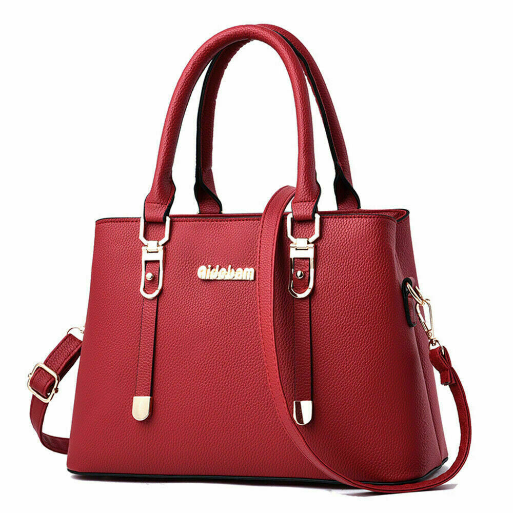 Women Lady Leather Handbags Messenger Shoulder Bags Tote Satchel Purse Large