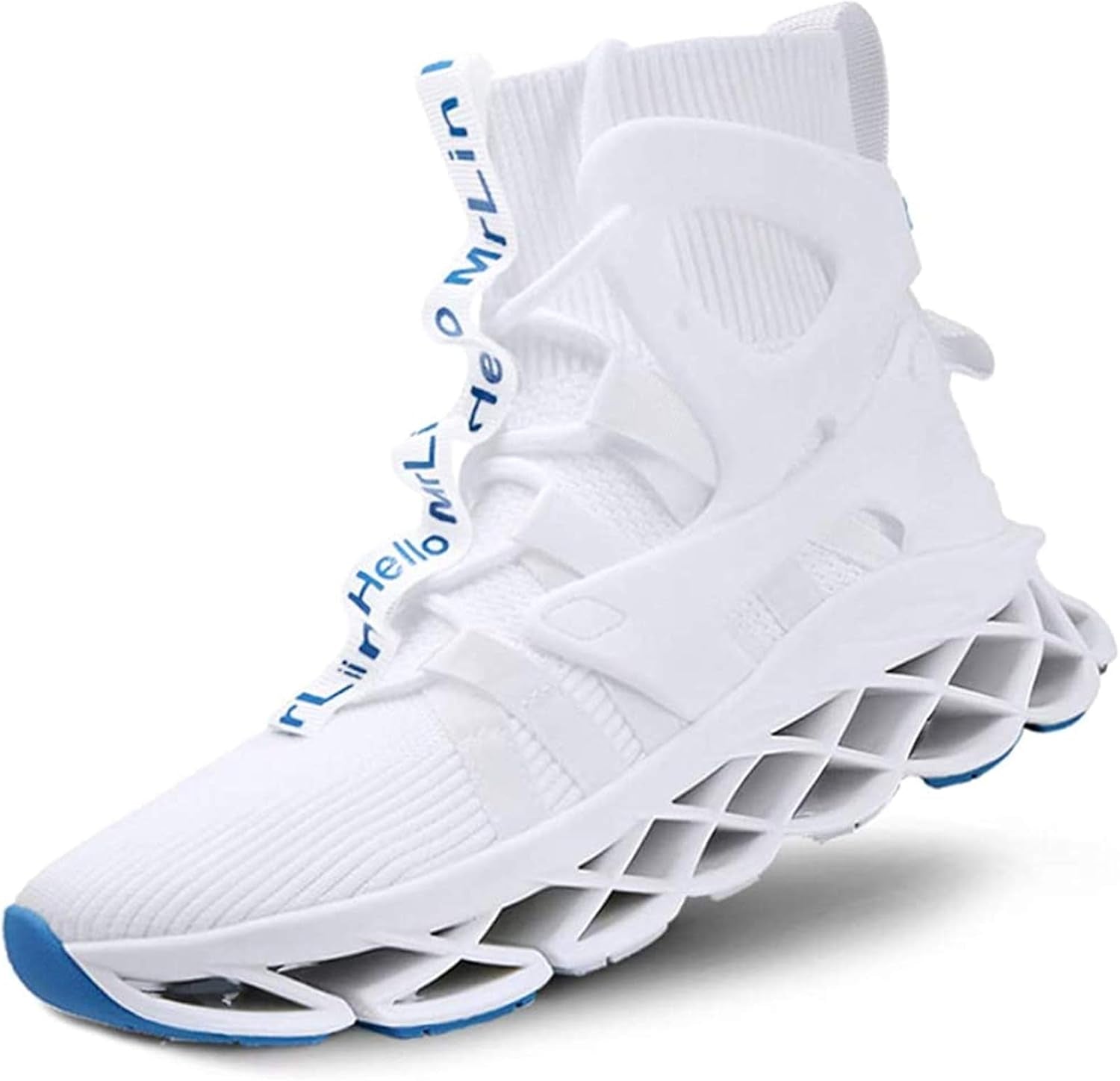 Men'S Running Shoes Non Slip Athletic Tennis Walking Blade Type Sneakers Hip Hop