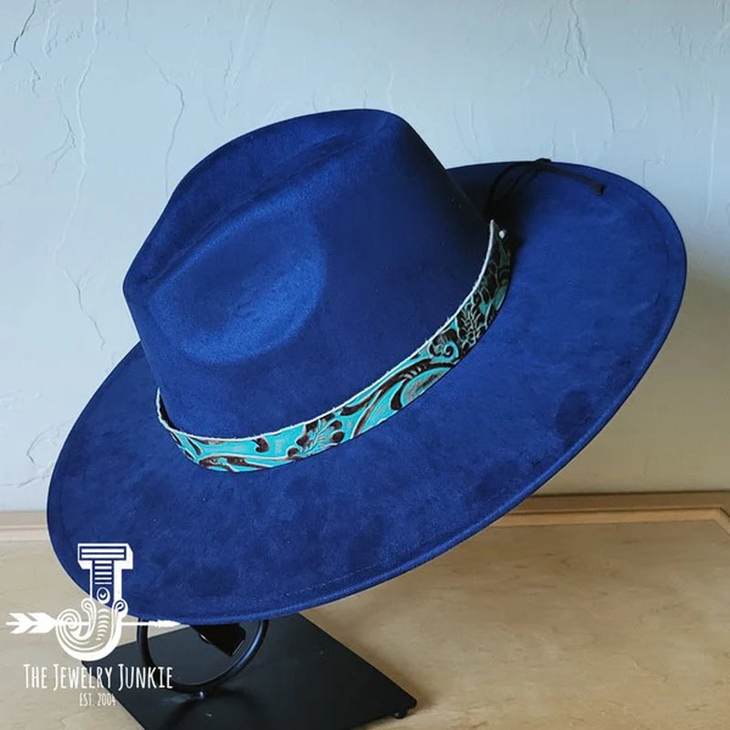 Cowboy Turquoisewestern Leather Band W/ Choice Hat
