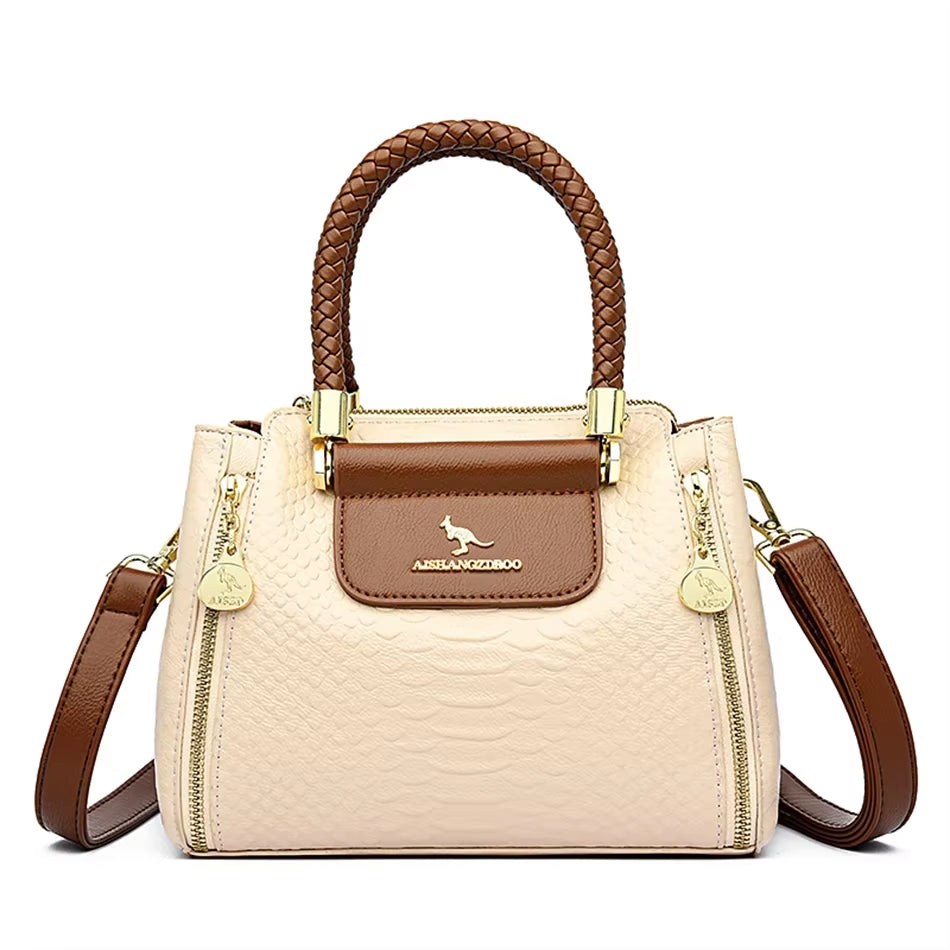 Fashion Crossbody Bags for Women Designer Ladies Purses and Handbags High-Quality Soft Leather Women Shoulder Messenger Bags Sac