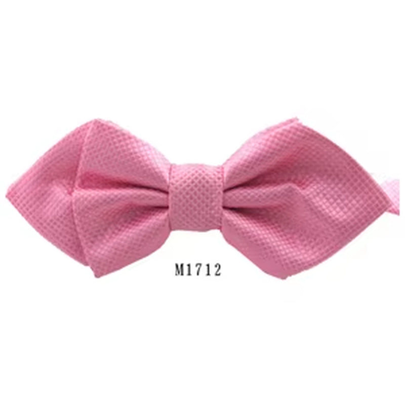 NEW Classic Bowtie Fashion Neckwear Adjustable Men Bow Tie for Wedding Solid Color Polyester Suits Bowties for Men