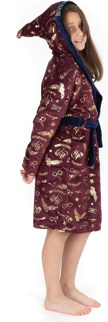 Dressing Gown Kids Red or Blue Options Pajama Robe