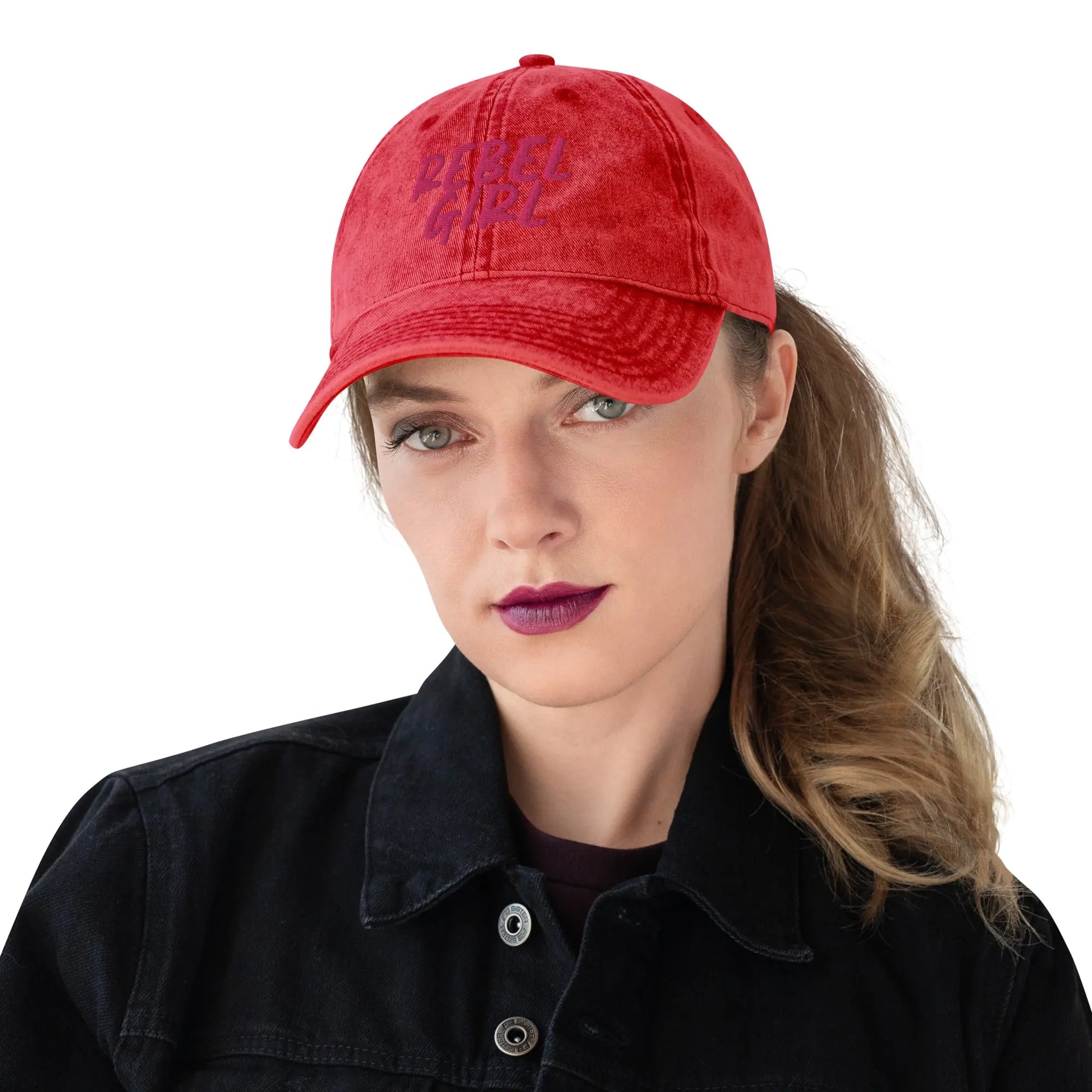 Vintage Cap REBEL GIRL Vintage Cotton Twill Cap