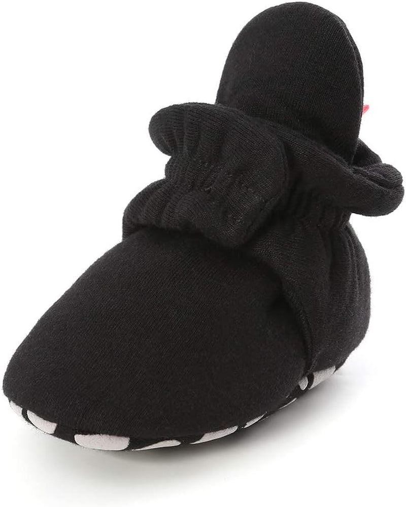 Baby Boy Girl Fleece Booties Newborn Cozy Winter Warm Socks Toddler Non-Slip Soft Sole Crib Shoes…