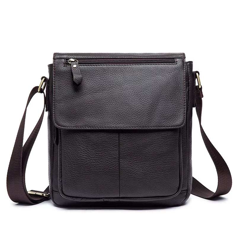 MVA Men'S Genuine Leather Bag Crossbody Bags for Men Messenger Bag Men Leather Men'S Shoulder Bags Male Man Handbags 819