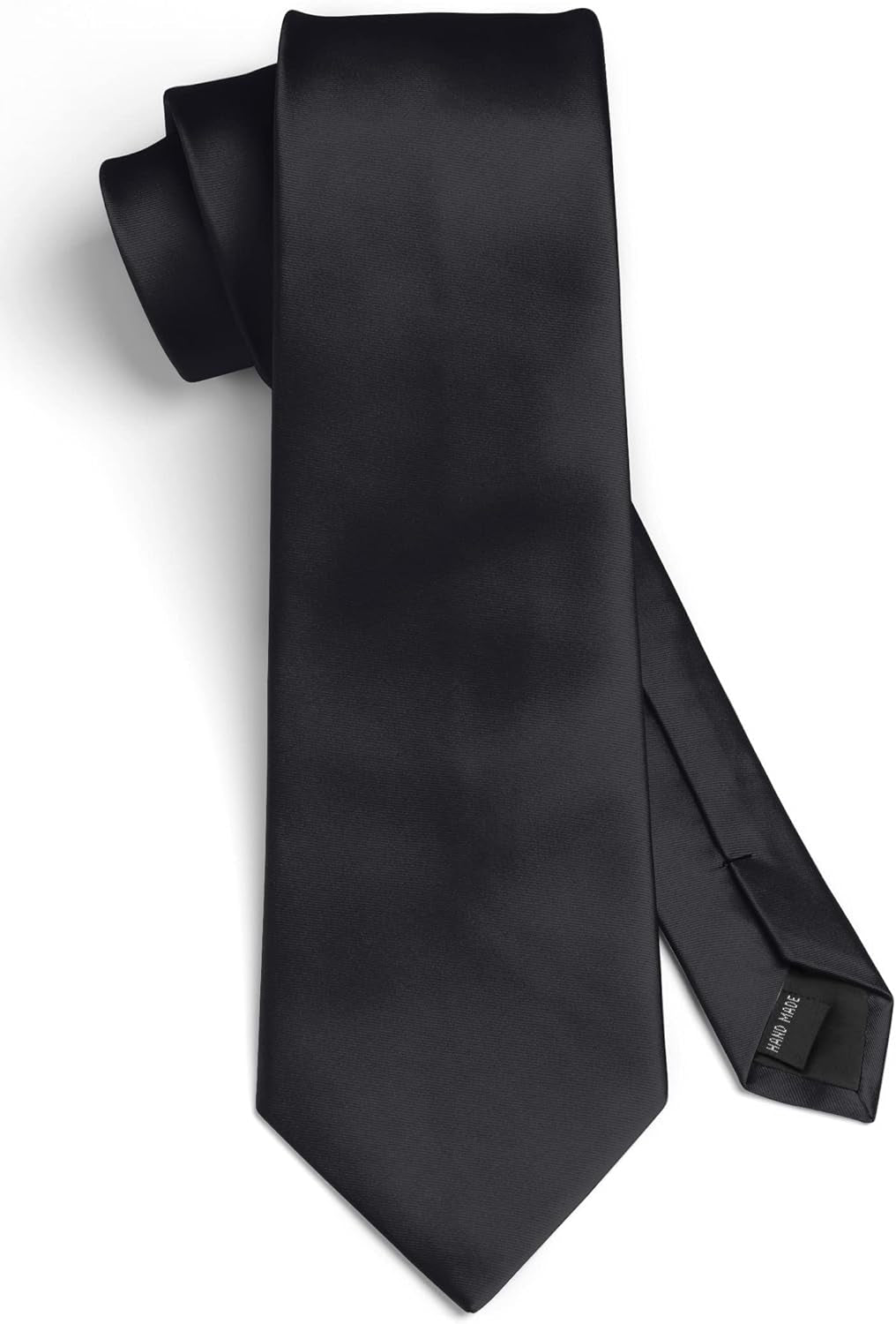 Mens Solid Color Ties Formal Satin Necktie and Pocket Square Set Classic Wedding Business Tie & Handkerchief