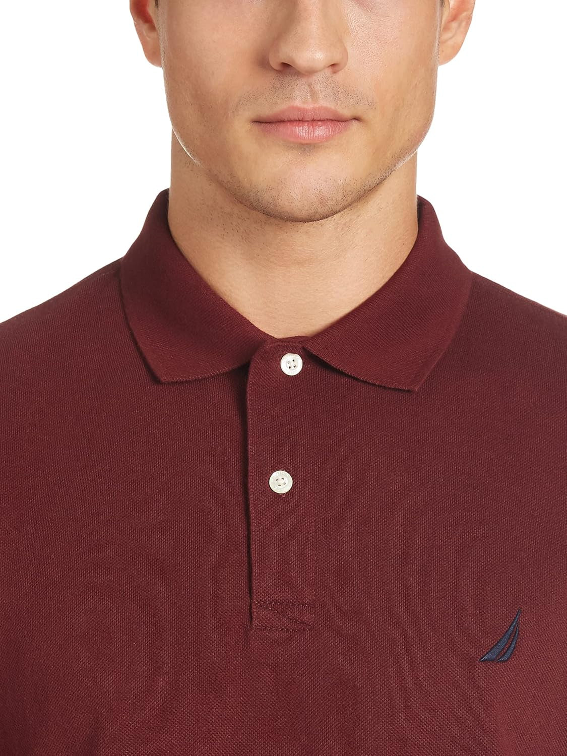 Men'S Short Sleeve Solid Cotton Pique Polo Shirt