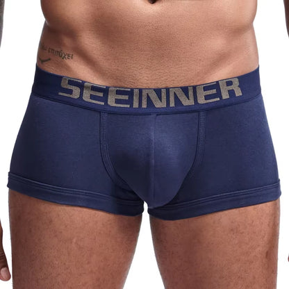 Men Underwear Boxer Shorts Cotton Soft Cueca Masculina Boxers Homme Calzoncillos Underpants