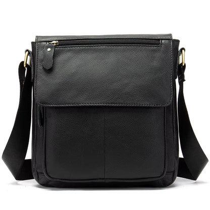 MVA Men'S Genuine Leather Bag Crossbody Bags for Men Messenger Bag Men Leather Men'S Shoulder Bags Male Man Handbags 819