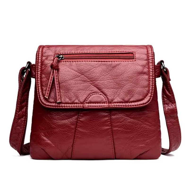 Brand Designer Women Messenger Bags Crossbody Soft PU Leather Shoulder Bag High Quality Fashion Women Bags Handbags