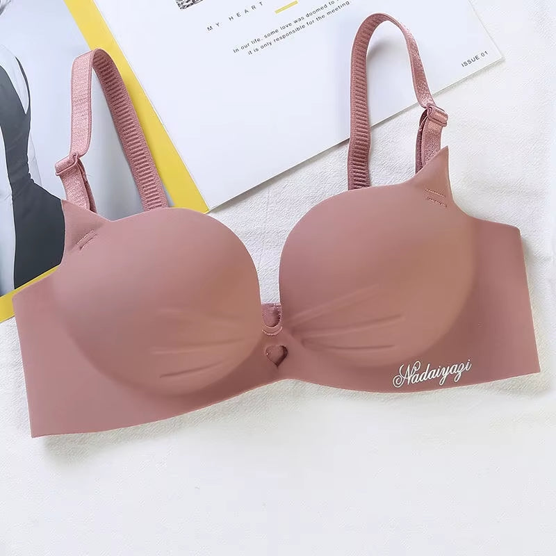 Sexy Hollow Out Bras for Women Lingerie Seamless Wireless Push up Bra Bralette Comfortable Brassiere Female Underwear Intimates