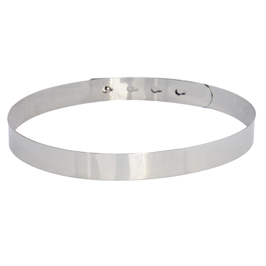 Female Leather Belt Women Silver Buckle Women Skinny Metal Belts Women Slim Fit Metal Chain Belts Gold Silver Thin Stretch Metal Fashion Dress Belts Belts for Women Western Style Black
